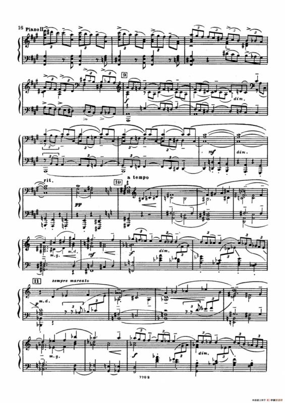 升f小调第一钢琴协奏曲 Op.1（双钢琴版）