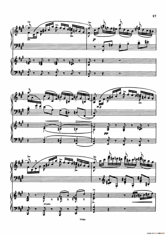 升f小调第一钢琴协奏曲 Op.1（双钢琴版）