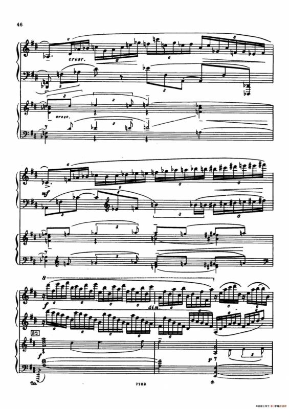 升f小调第一钢琴协奏曲 Op.1（双钢琴版）