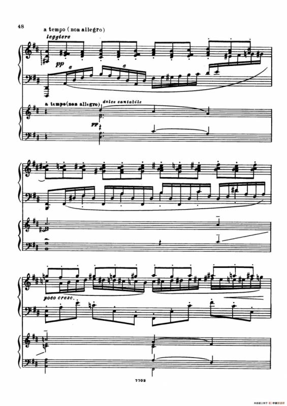 升f小调第一钢琴协奏曲 Op.1（双钢琴版）