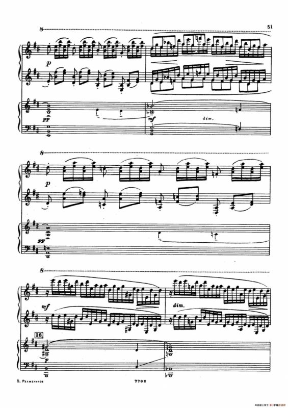 升f小调第一钢琴协奏曲 Op.1（双钢琴版）