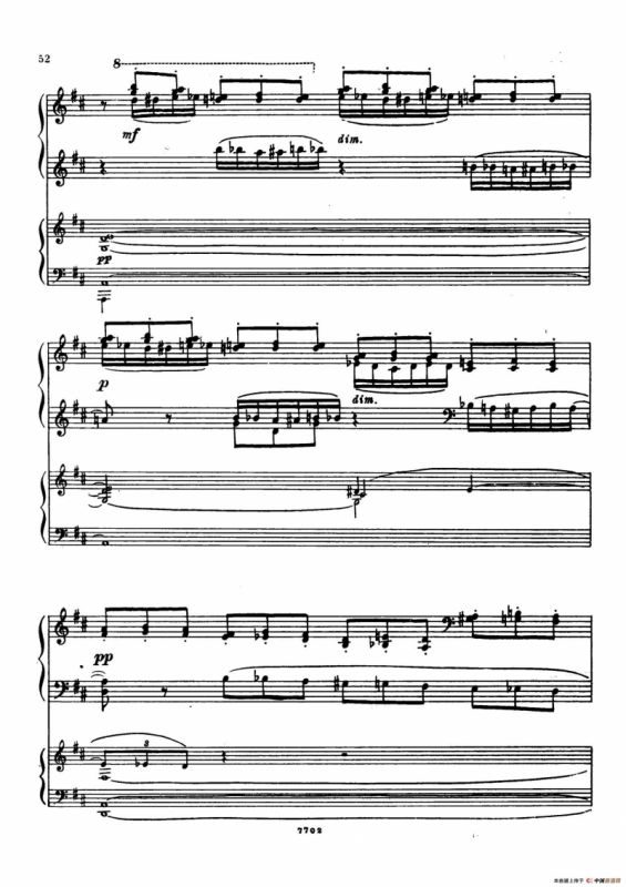 升f小调第一钢琴协奏曲 Op.1（双钢琴版）