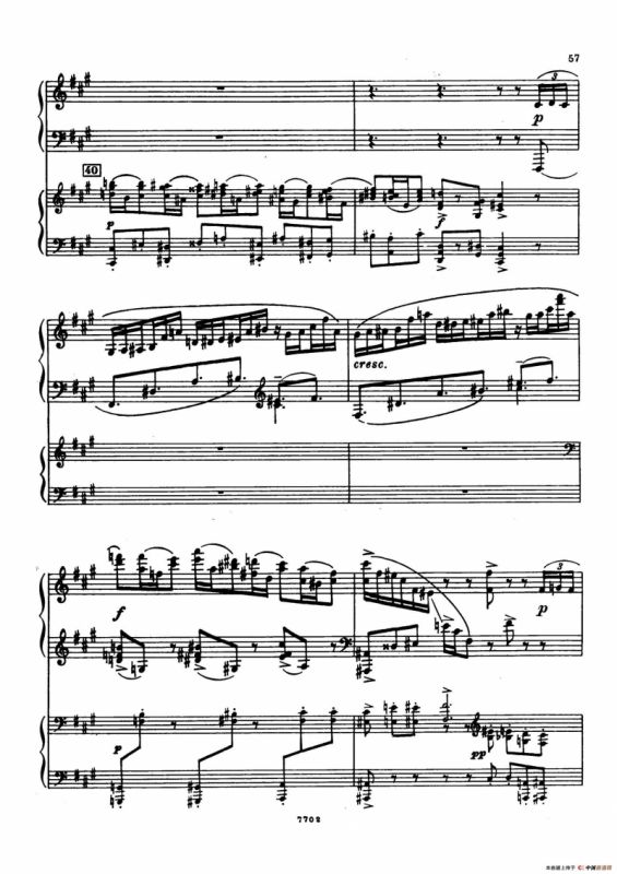 升f小调第一钢琴协奏曲 Op.1（双钢琴版）