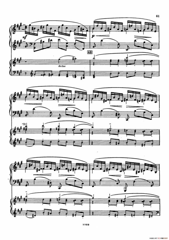 升f小调第一钢琴协奏曲 Op.1（双钢琴版）