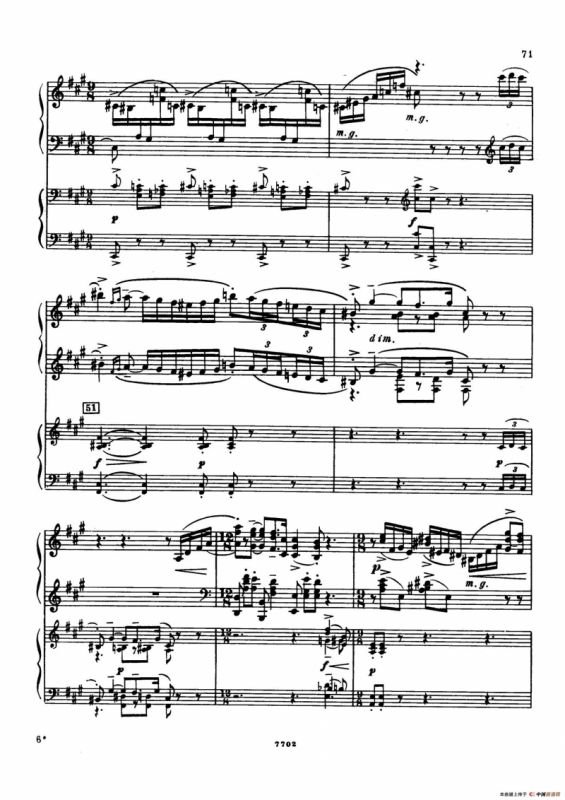 升f小调第一钢琴协奏曲 Op.1（双钢琴版）