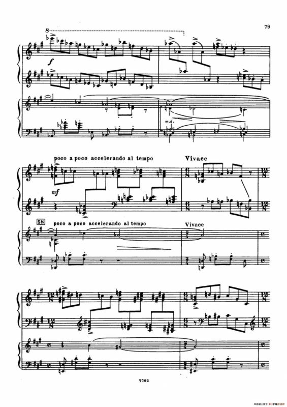 升f小调第一钢琴协奏曲 Op.1（双钢琴版）