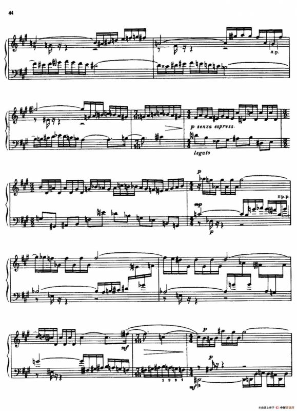 24 Preludes and Fugues Part.1 Op.45（24首前奏曲与赋格·第一部分·8）