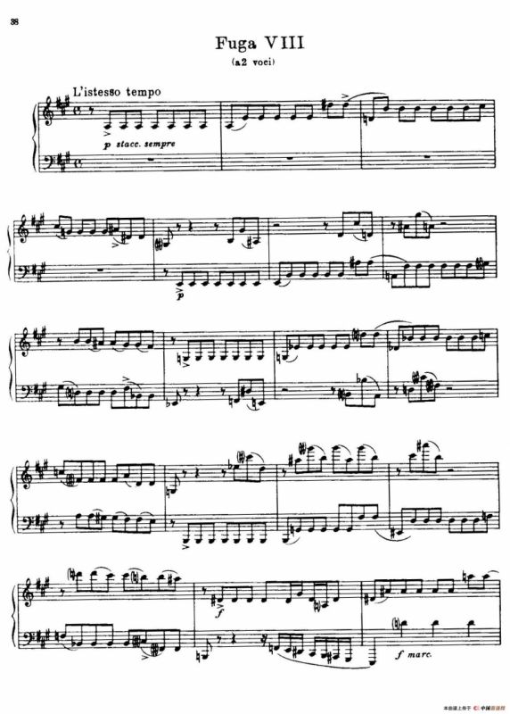 24 Preludes and Fugues Part.1 Op.45（24首前奏曲与赋格·第一部分·7）