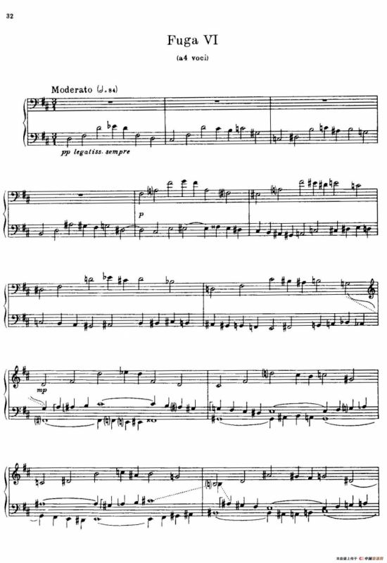 24 Preludes and Fugues Part.1 Op.45（24首前奏曲与赋格·第一部分·6）