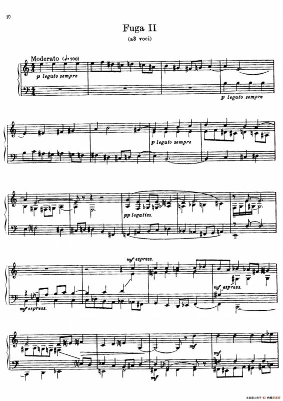 24 Preludes and Fugues Part.1 Op.45（24首前奏曲与赋格·第一部分·2）