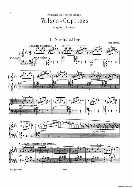 5 Valses Caprices（5首随想圆舞曲·第1集）