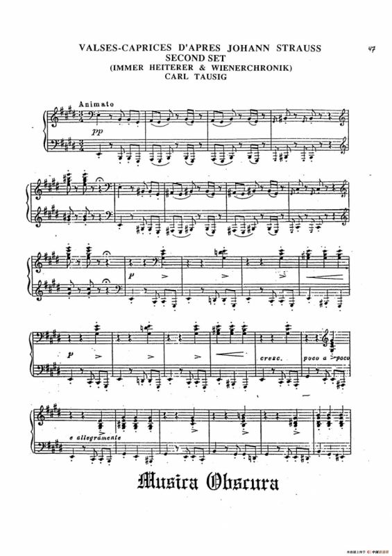 5 Valses Caprices（5首随想圆舞曲·第2集）