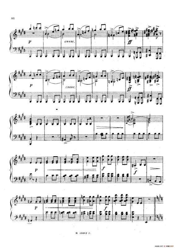 Arabesques Op.4（阿拉伯风格曲）（4）