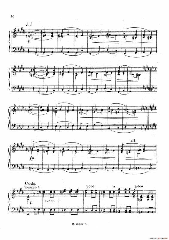 Arabesques Op.4（阿拉伯风格曲）（4）