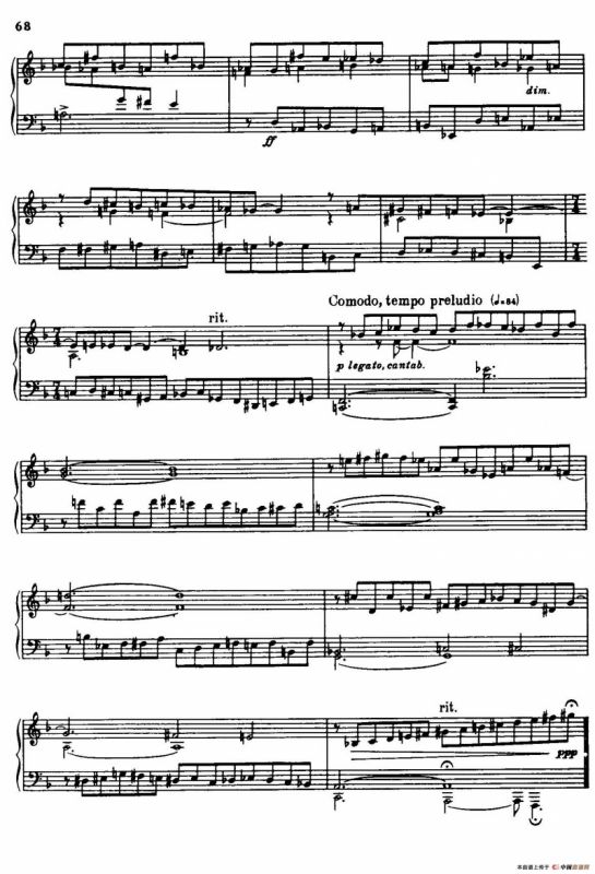 24 Preludes and Fugues Part.2 Op.45（24首前奏曲与赋格·第二部分·23）