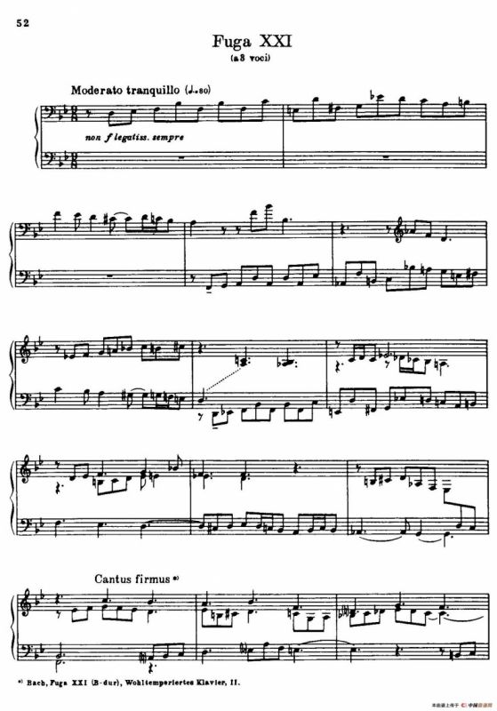 24 Preludes and Fugues Part.2 Op.45（24首前奏曲与赋格·第二部分·21）