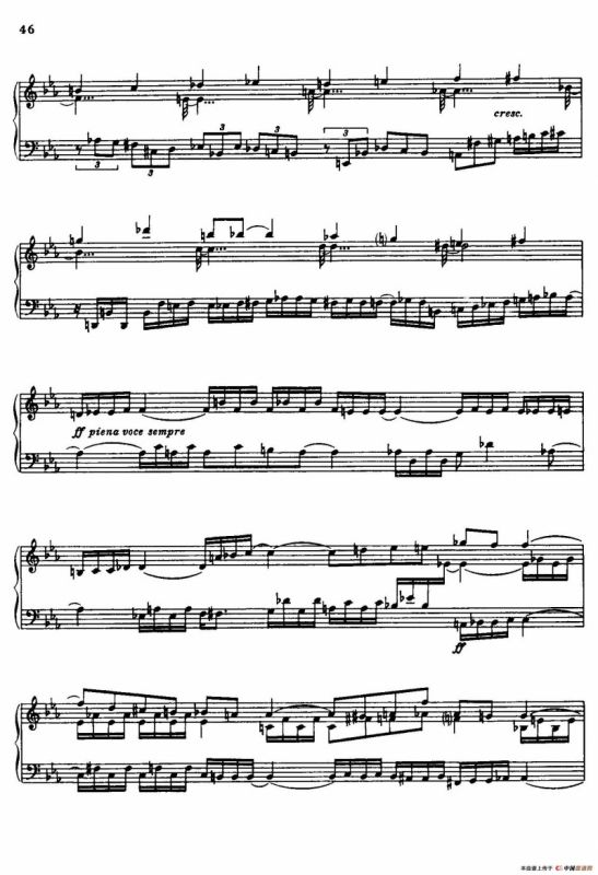 24 Preludes and Fugues Part.2 Op.45（24首前奏曲与赋格·第二部分·20）