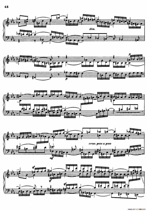 24 Preludes and Fugues Part.2 Op.45（24首前奏曲与赋格·第二部分·20）