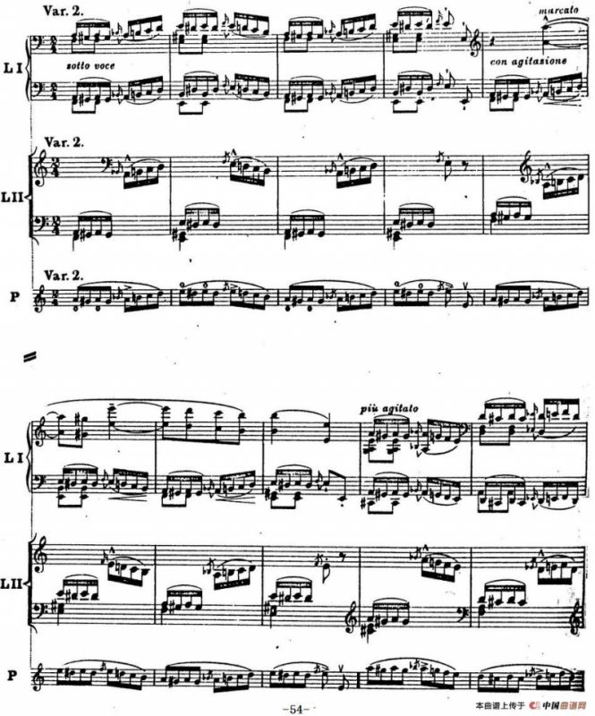 6首帕格尼尼大练习曲（Thema mit Variationen Etude Nr.6）