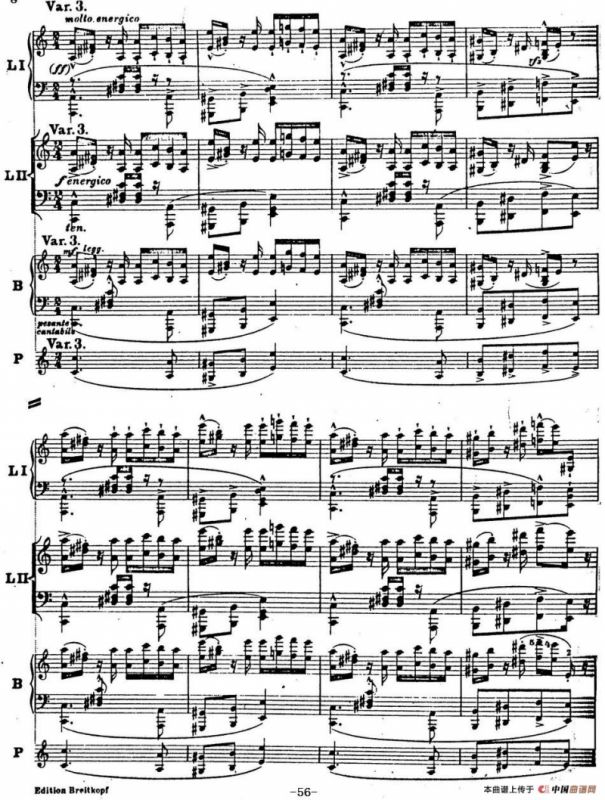 6首帕格尼尼大练习曲（Thema mit Variationen Etude Nr.6）