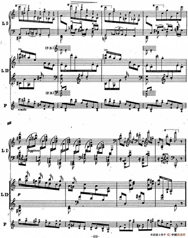 6首帕格尼尼大练习曲（Thema mit Variationen Etude Nr.6）