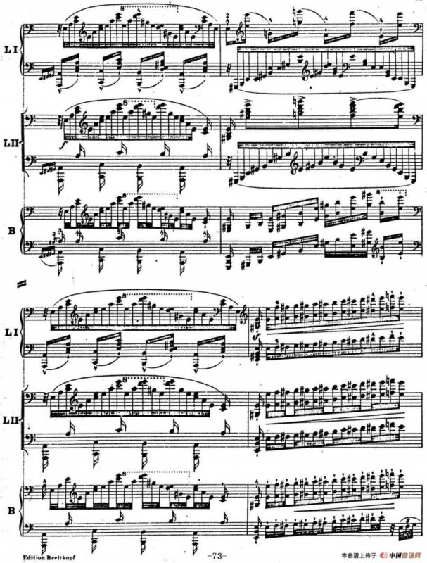 6首帕格尼尼大练习曲（Thema mit Variationen Etude Nr.6）