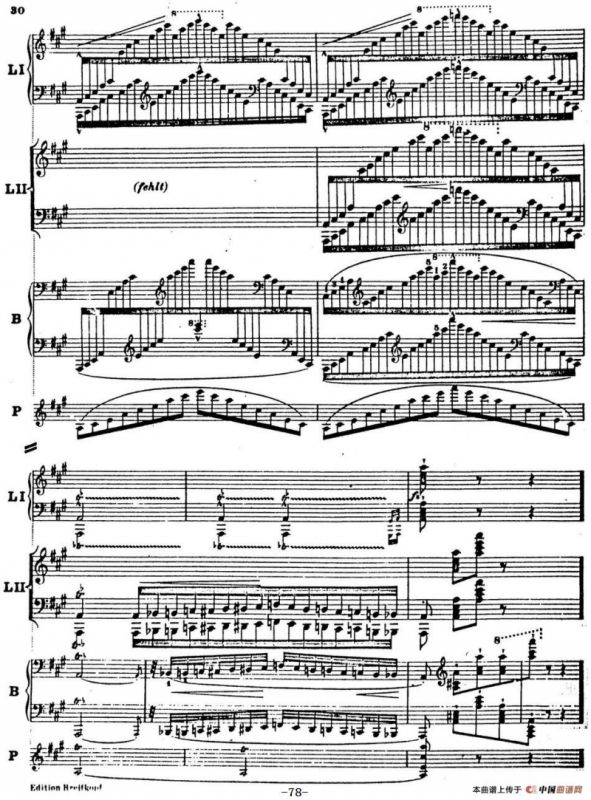 6首帕格尼尼大练习曲（Thema mit Variationen Etude Nr.6）