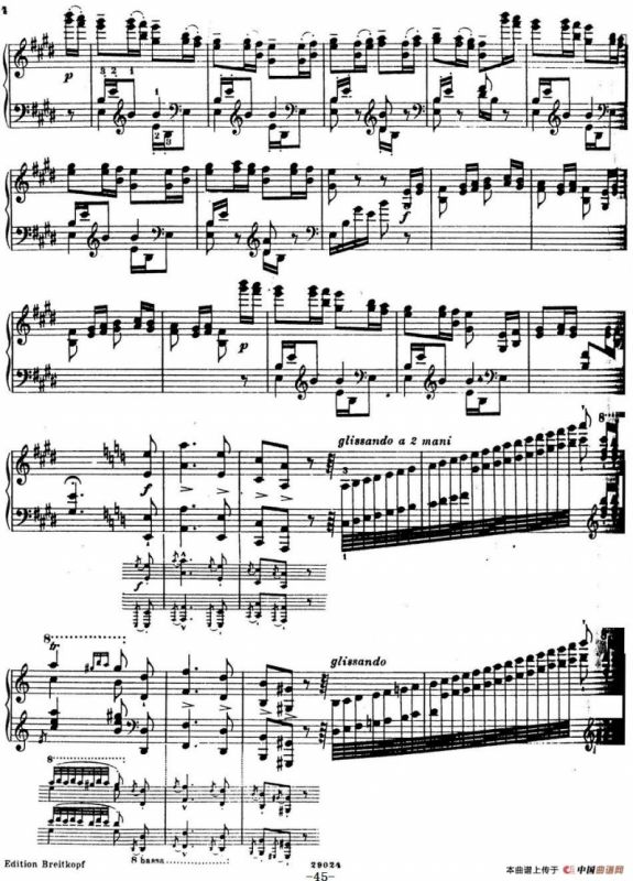 6首帕格尼尼大练习曲（La Chasse Etude Nr.5）