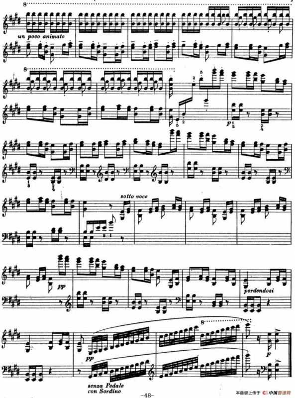 6首帕格尼尼大练习曲（La Chasse Etude Nr.5）