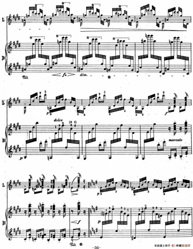 6首帕格尼尼大练习曲（Arpeggio Etude Nr.4）