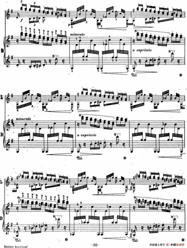 6首帕格尼尼大练习曲（Arpeggio Etude Nr.4）