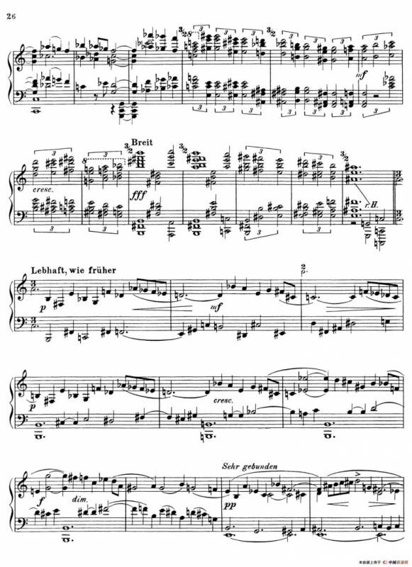 Piano Sonata No.1（第一钢琴奏鸣曲 Ⅴ）
