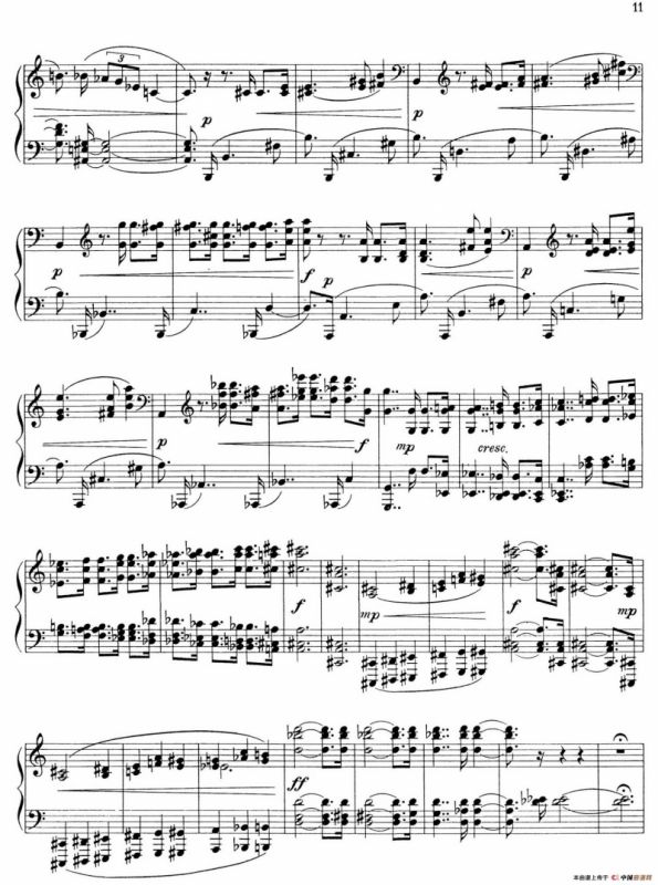Piano Sonata No.1（第一钢琴奏鸣曲·Ⅲ）