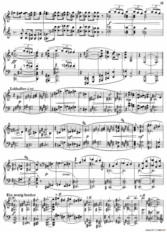 Piano Sonata No.1（第一钢琴奏鸣曲·Ⅲ）