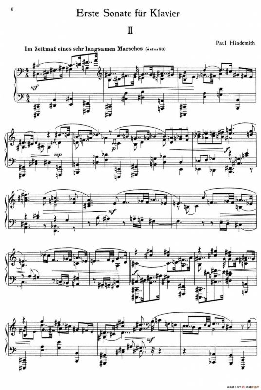 Piano Sonata No.1（第一钢琴奏鸣曲·Ⅱ）