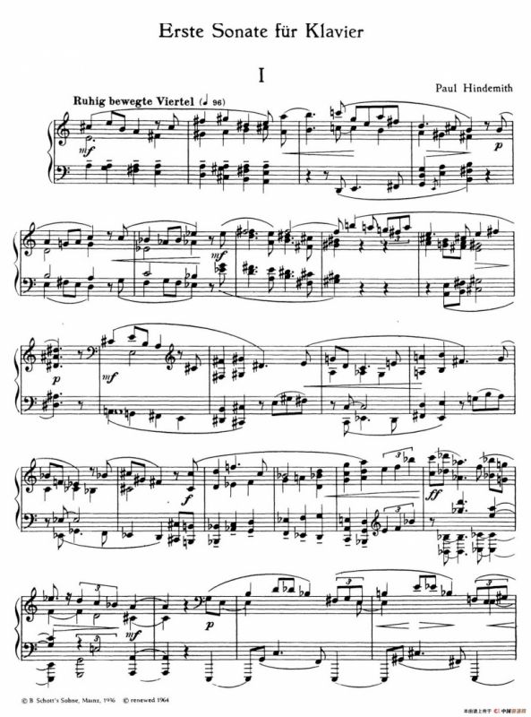 Piano Sonata No.1（第一钢琴奏鸣曲·Ⅰ）