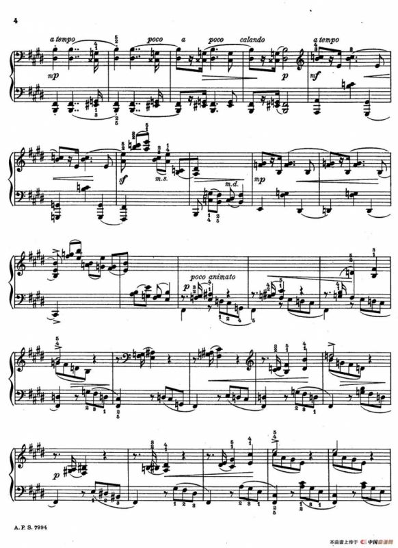 2首玛祖卡舞曲（2）（Two Mazurkas Op.28 No.2）