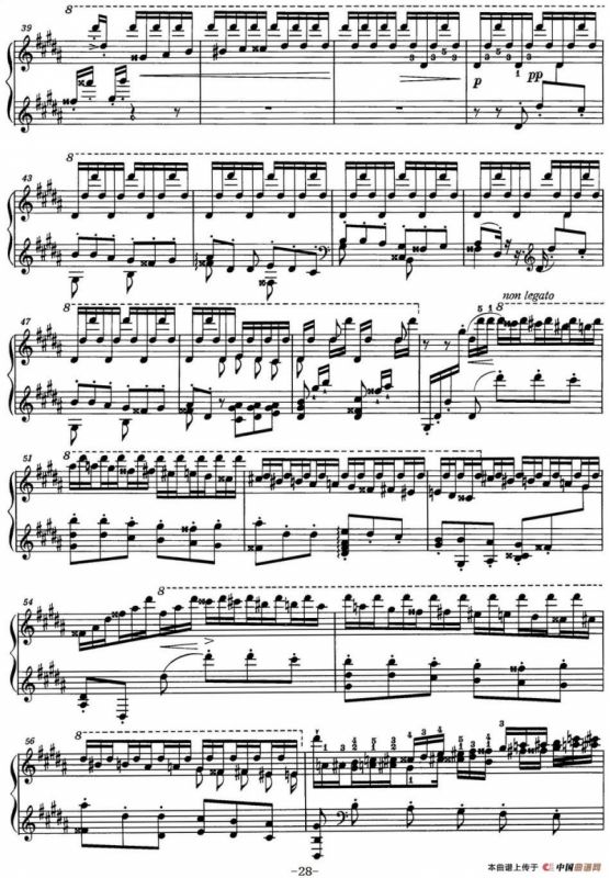 6首帕格尼尼大练习曲（La Campanella）