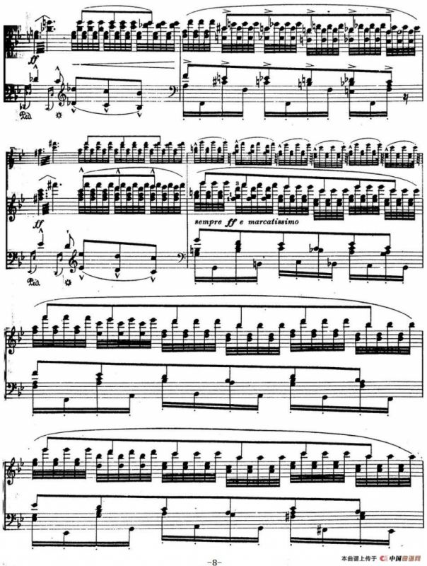 6首帕格尼尼大练习曲（Tremolo Etude Nr.1）