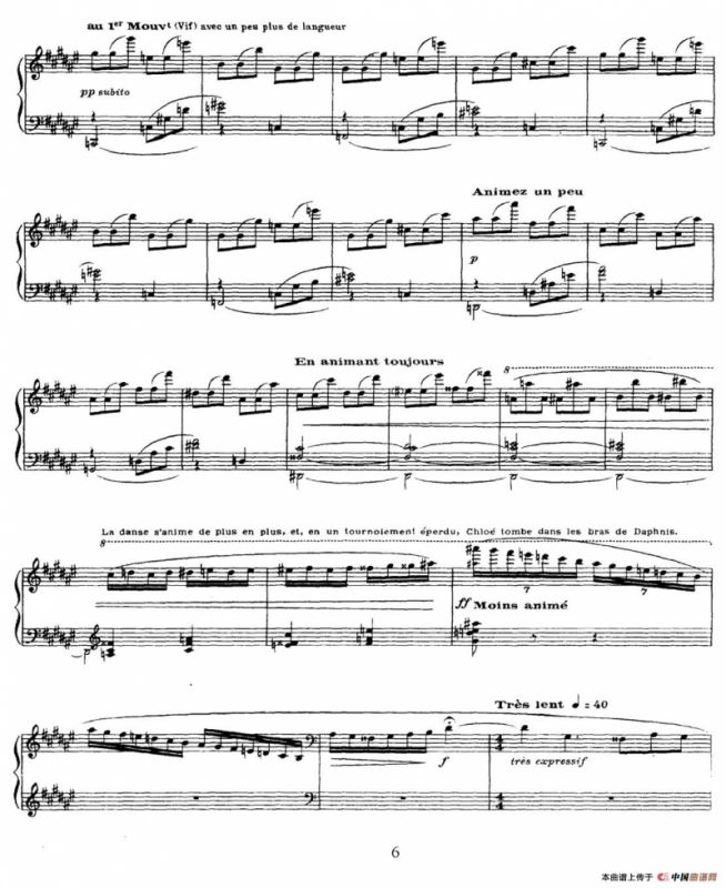 Daphnis et Chloe（达夫尼斯与赫洛亚）（Ⅲ）