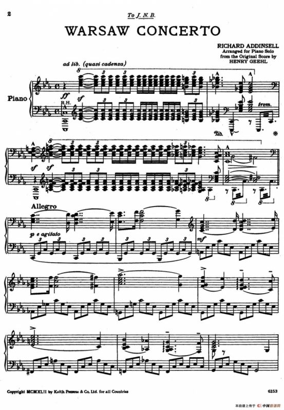 Warsaw Concerto（华沙协奏曲）