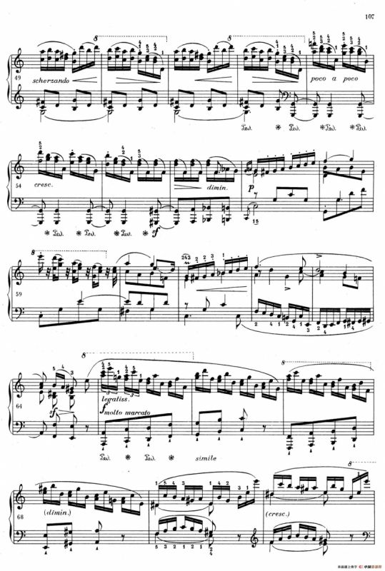 RONDEAU Op.73 （C大调双钢琴回旋曲·独奏版）