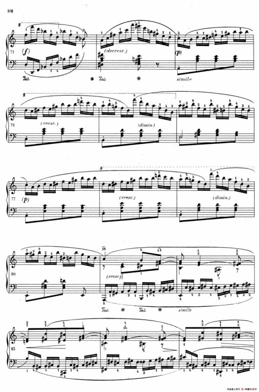 RONDEAU Op.73 （C大调双钢琴回旋曲·独奏版）