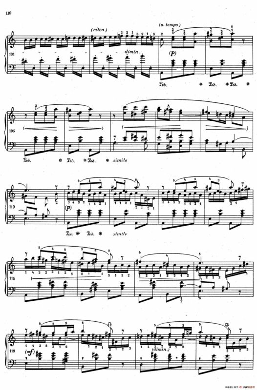 RONDEAU Op.73 （C大调双钢琴回旋曲·独奏版）