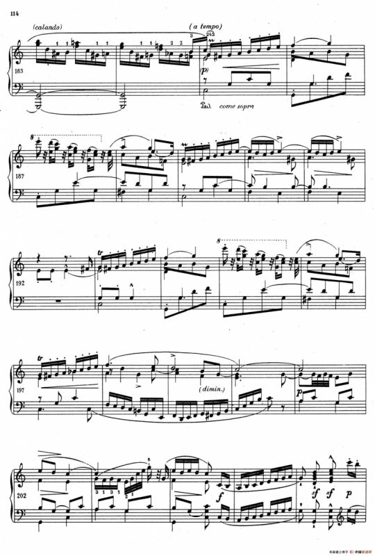 RONDEAU Op.73 （C大调双钢琴回旋曲·独奏版）