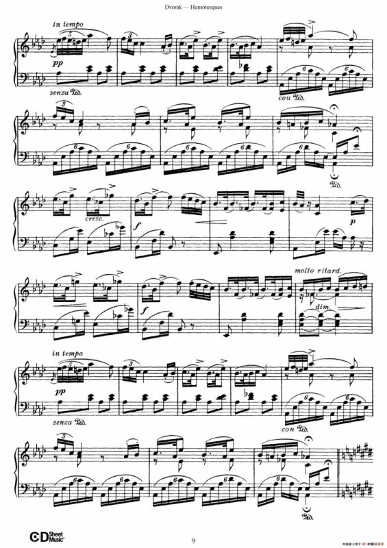 8 Humoresques Op.101（8首幽默曲·3）