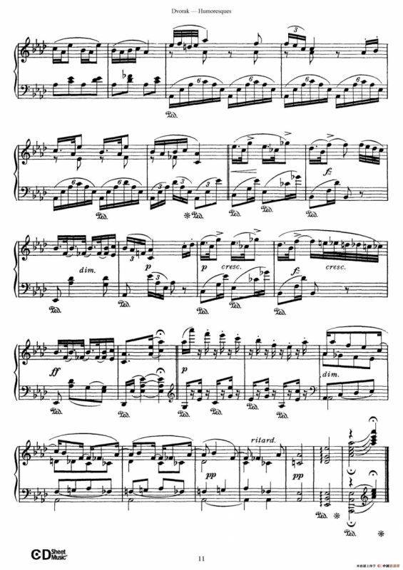 8 Humoresques Op.101（8首幽默曲·3）