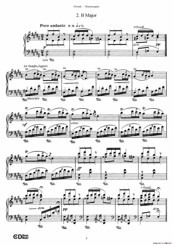 8 Humoresques Op.101（8首幽默曲·2）