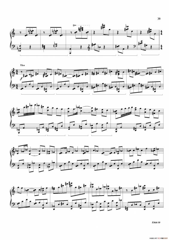 Piano Sonata No.8（第八钢琴奏鸣曲）（3）
