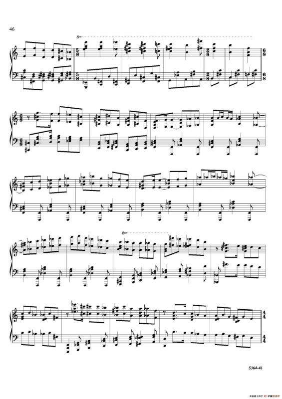 Piano Sonata No.8（第八钢琴奏鸣曲）（3）